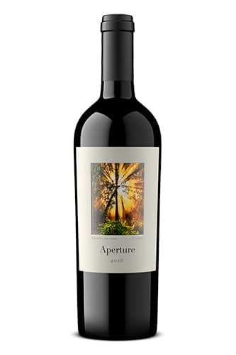 Bottle of Aperture wine