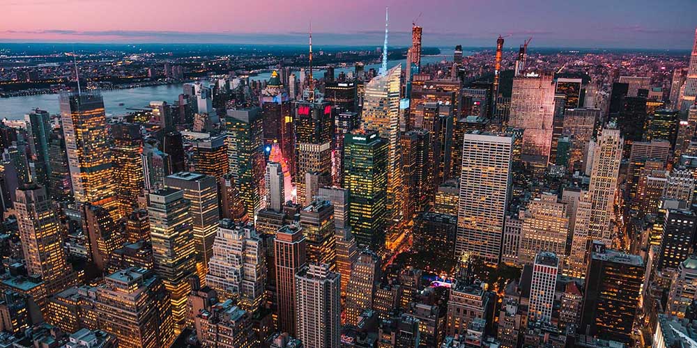 New York Aerial photo of Midtown Manhattan