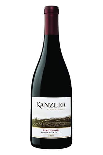 Bottle of Kanzler pinot noir
