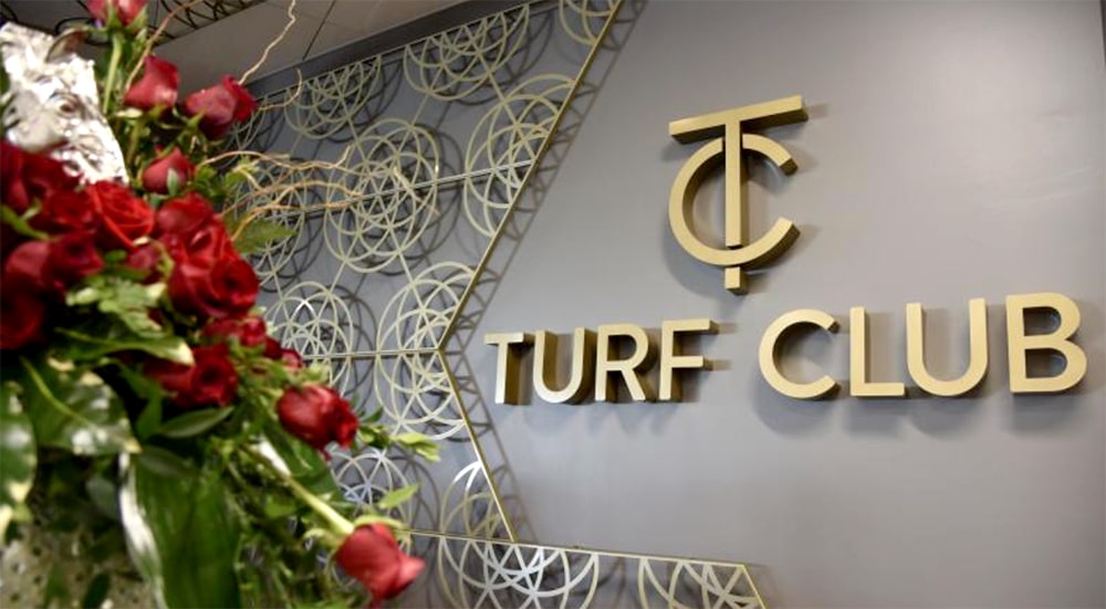 Turf Club sign