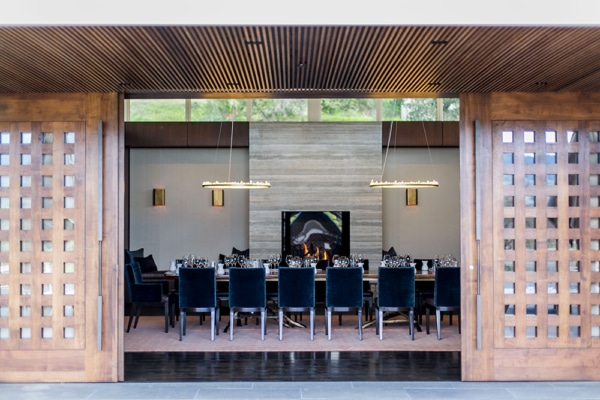 Hamel Winery seated tasting room - lot for SCWA